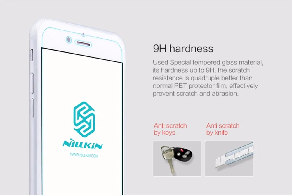 Защитная пленка NILLKIN для iphone 8 Amazing H/H+ PRO 9H для iphone 8, защитная пленка из закаленного стекла 4,7 дюйма для iphone 8