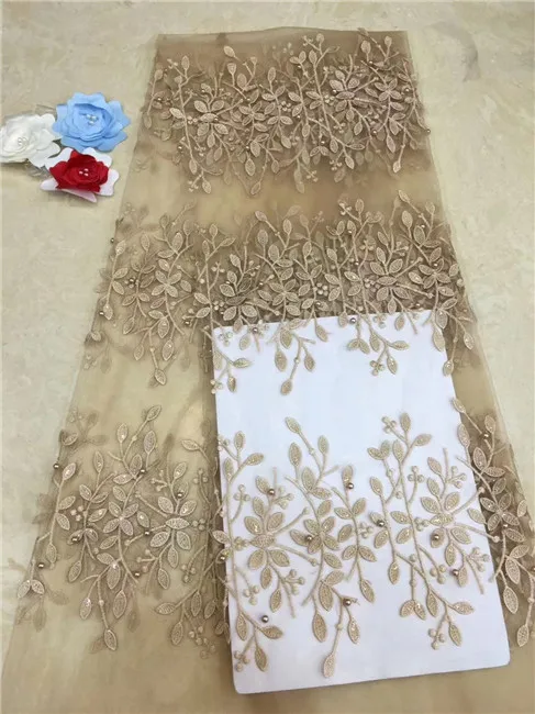 Фиолетовая африканская кружевная ткань 2019 высокого качества кружева с бисером