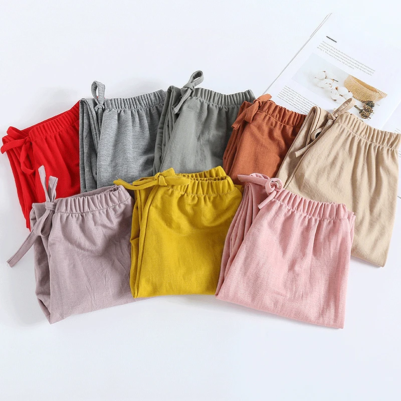 Лидер продаж детские леггинсы тонкие хлопковые и льняные штаны с защитой от