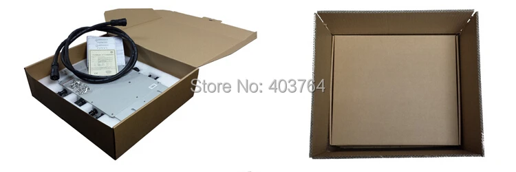 WVC 1200 Солнечный микро инвертор с AC-межблочным кабелем 110/230 v AC напряжение Plug-Play