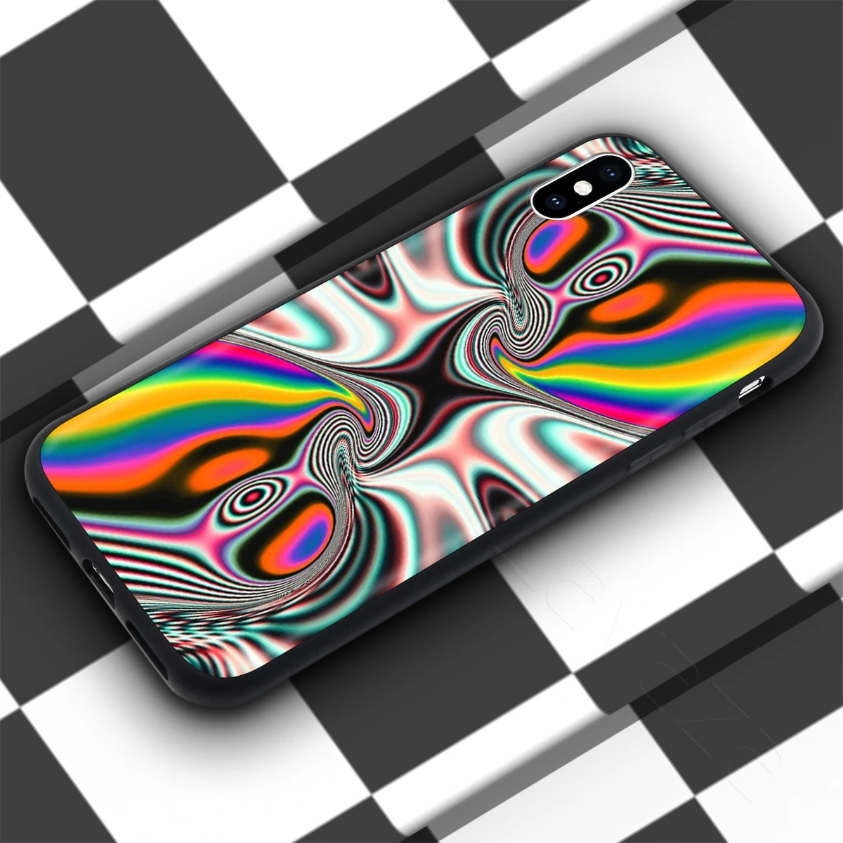 Lavaza психоделическая футболка арт чехол для iPhone 11 Pro XS Max XR X 8 7 6 6S Plus 5 5S se