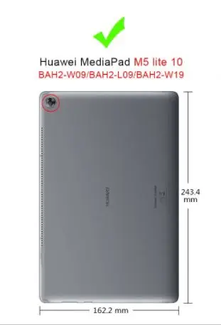 Съемный беспроводной чехол с клавиатурой Bluetooth для huawei MediaPad M5 Lite 10 BAH2-L09/W19 DL-AL09 10,1 ''чехол с подставкой+ чехол