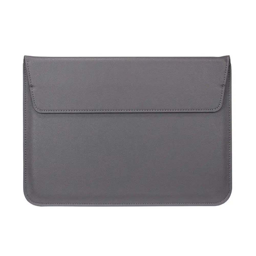 Gray-Mail Bag Бизнес PU сумка чехол для ноутбука Macbook Pro retina Air 11 12 13 15 дюймов, Air 13, pro 13 15 A1706 A1708 A1989 A1707 A1990 - Цвет: Gray-Mail Bag
