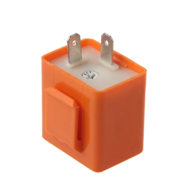 Новый 12V 2 Pin Высокое качество мотоцикл мигалка регулируемый светодиодный