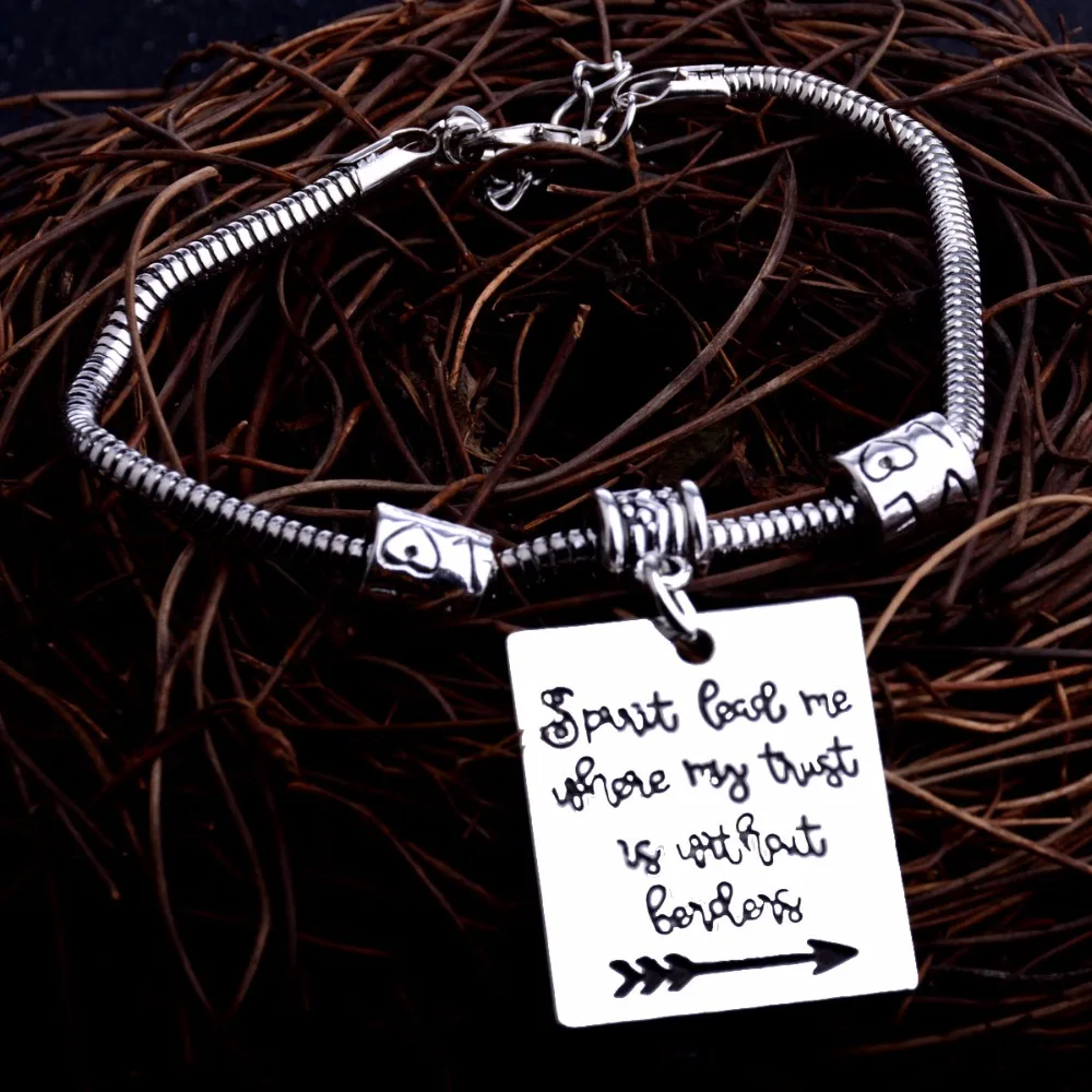 Bespmosp 12 шт./лот стрелка дух ведите меня где мое доверие нет границ оптовая продажа