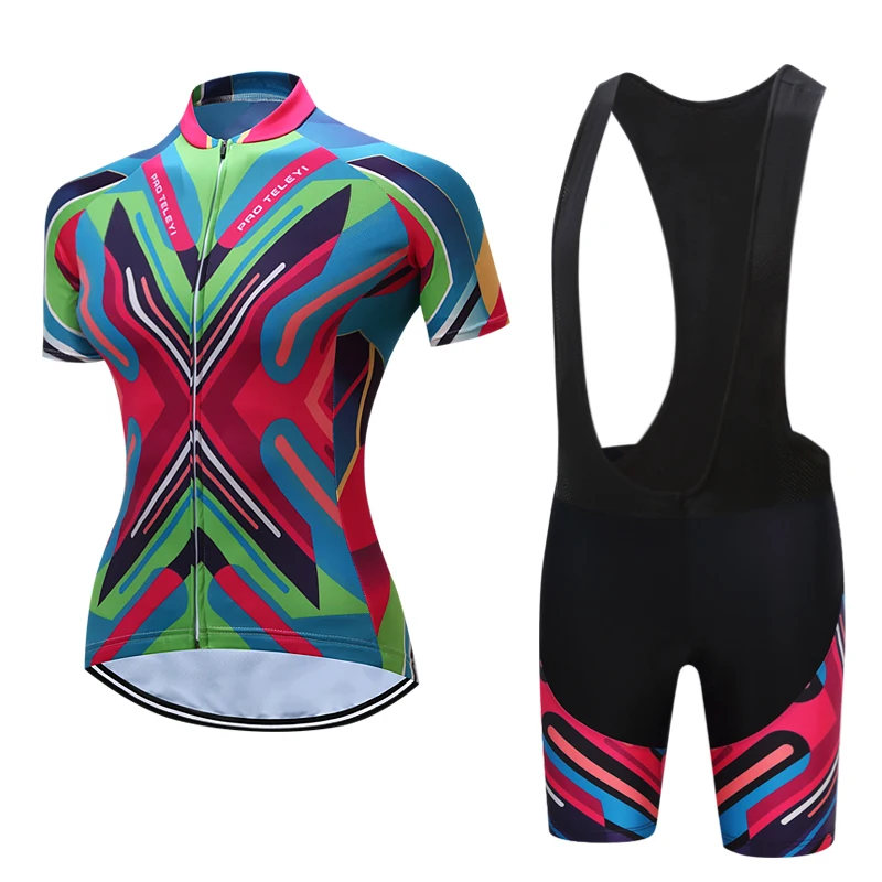 

Women's cycling clothing 2022 Pro road bike jersey set Summer short sleeve BIB pants Sport bicycle clothes maillot mtb wear suit