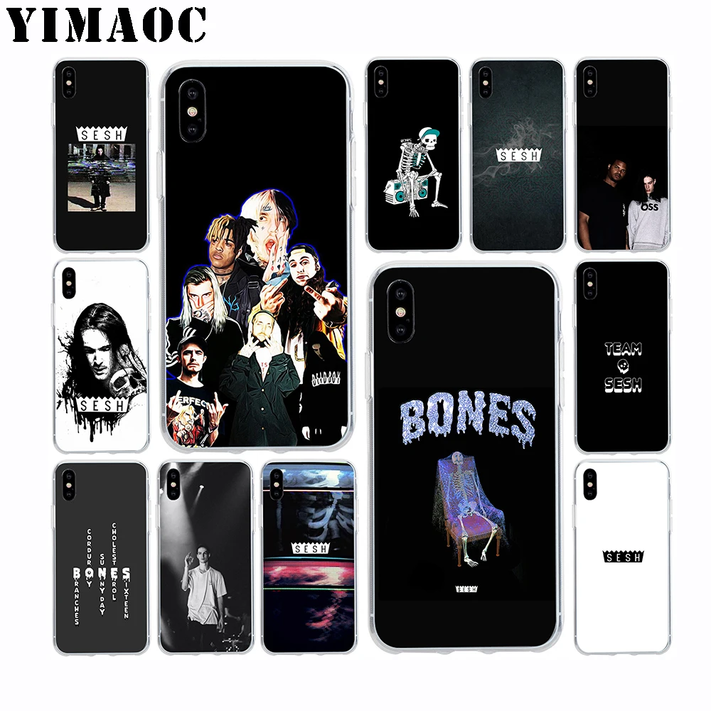 YIMAOC Bones Rapper Sesh Мягкий силиконовый чехол для Apple Iphone 11 Pro Xr Xs Max X 10 8 Plus 7 6S 6 SE 5S 5 7Plus |