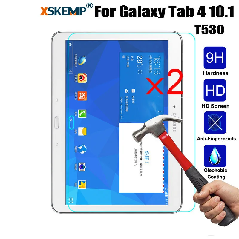 XSKEMP 2 шт. 9H закаленное стекло для Samsung Galaxy Tab 4 10 1 &quotT530 T531 T535 T537 устойчивая к