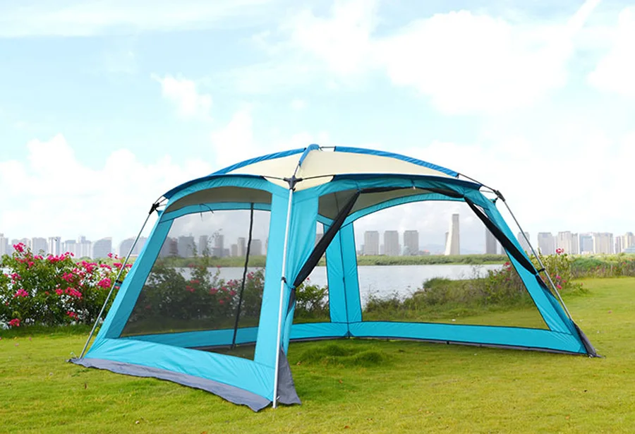Палатка на 5 8 человек 365*365*220 см|sun shelter|camping shelters tentssun shelter tent |