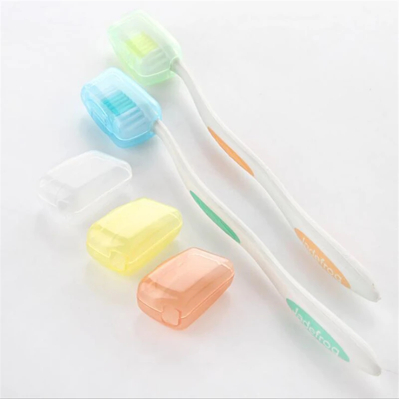 5pc/bag New Travel Portable Toothbrush Protect Cover Case Cap Hike Protector Cleaner Packing organizer Accessories |