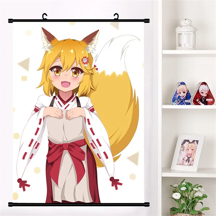 I Аниме Sewayaki Kitsune no Senko-san Senko Nakano Shiro Настенная роспись плакат Настенные подвесные плакаты коллекция домашнего декора - Цвет: I