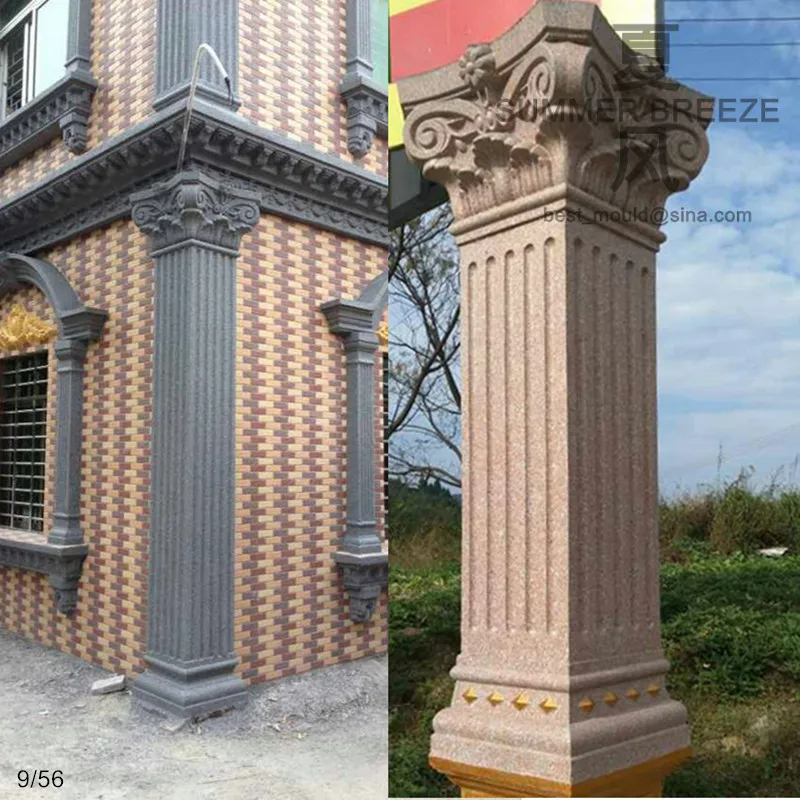 30cm Square Concrete Roman Pillar Mold | Обустройство дома