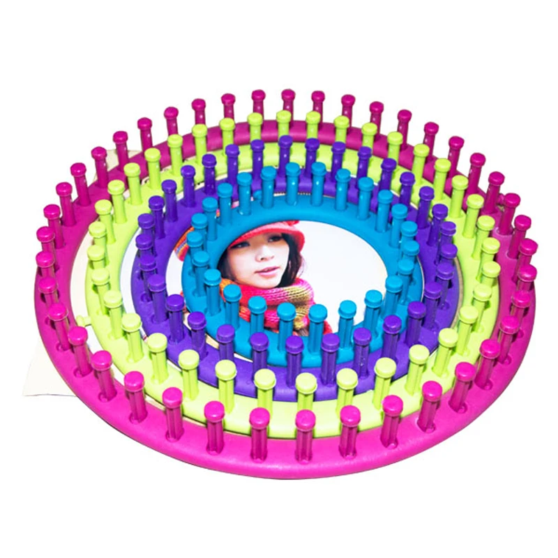 Ткацкий станок 4 размера набор инструментов сделай сам пластиковая круглая