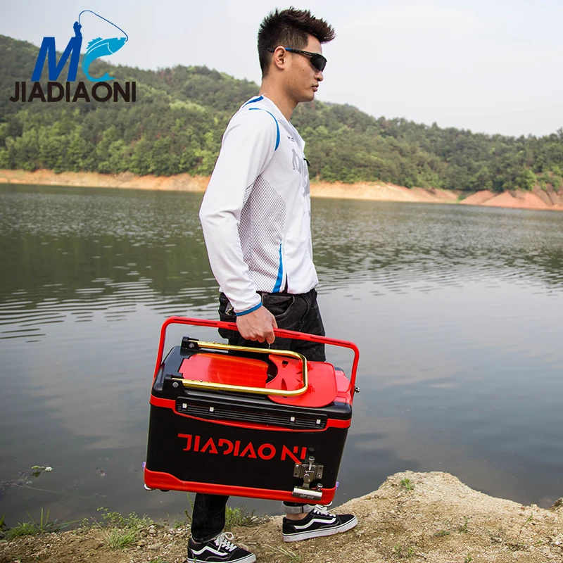 JIADIAONI 30L 5 кг Пластиковые Многофункциональные коробки для рыболовных снастей