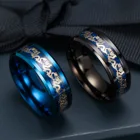Новое поступление, винтажное китайское ювелирное изделие в виде дракона раньше для мужчин, властелин, обручальное кольцо для влюбленных