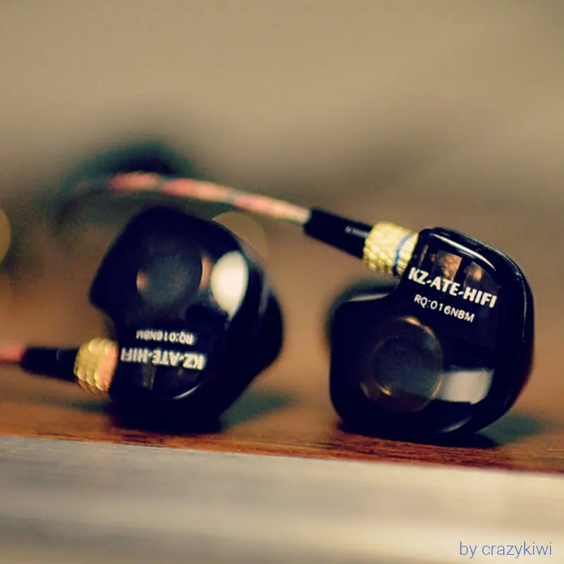 KZ ATE S медный проводок HiFi спортивные наушники в ухо для бега с пеной