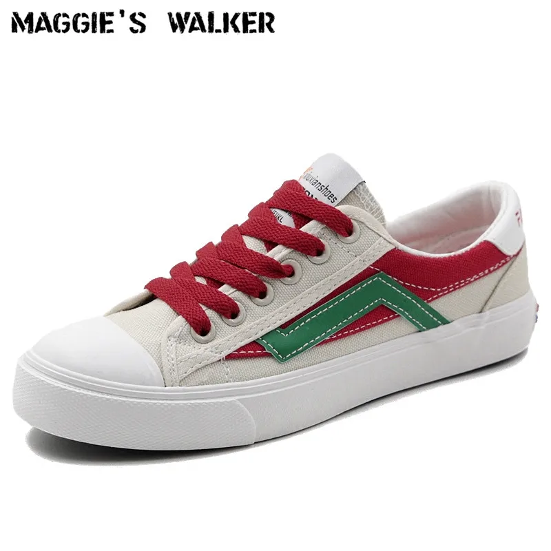 

Текстильные ботинки Maggie's Walker, повседневные, на платформе, со шнуровкой, ярких цветов, Размеры 35-39, 2018