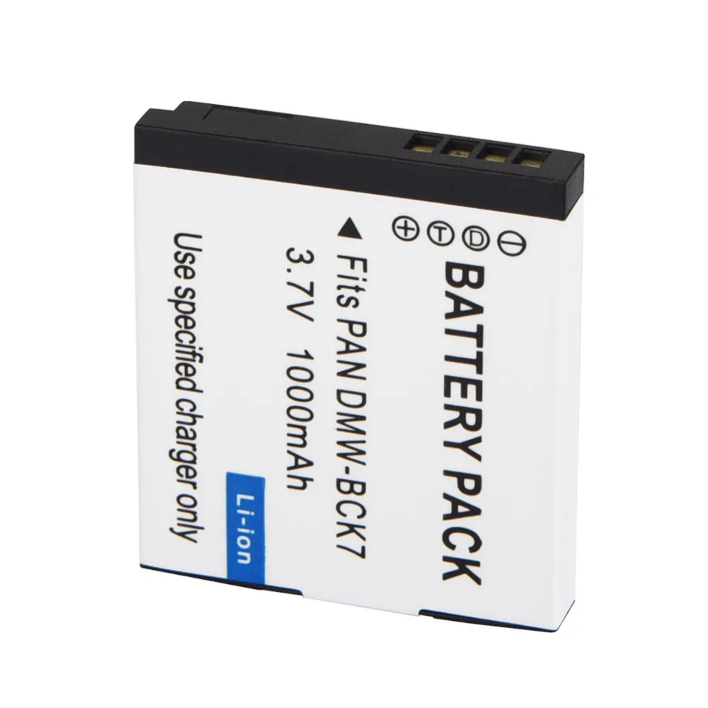Аккумулятор BCK7E для Panasonic 1 шт. 1000 мА/ч аккумулятор с аккумулятором DMW BCK7 S3 FH2 FH5 FP5 FP7