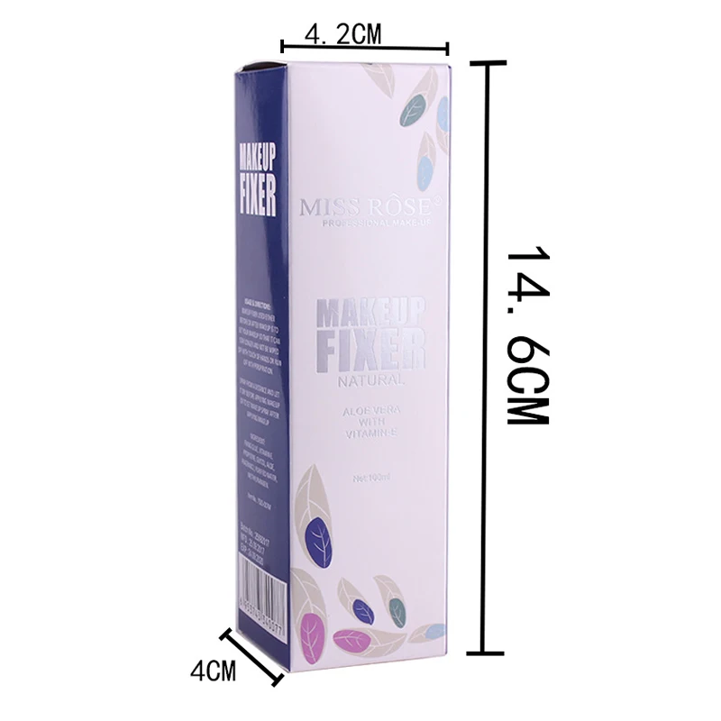 Спрей MISS ROSE для макияжа 100 мл матовый спрей контроля жирности натуральный
