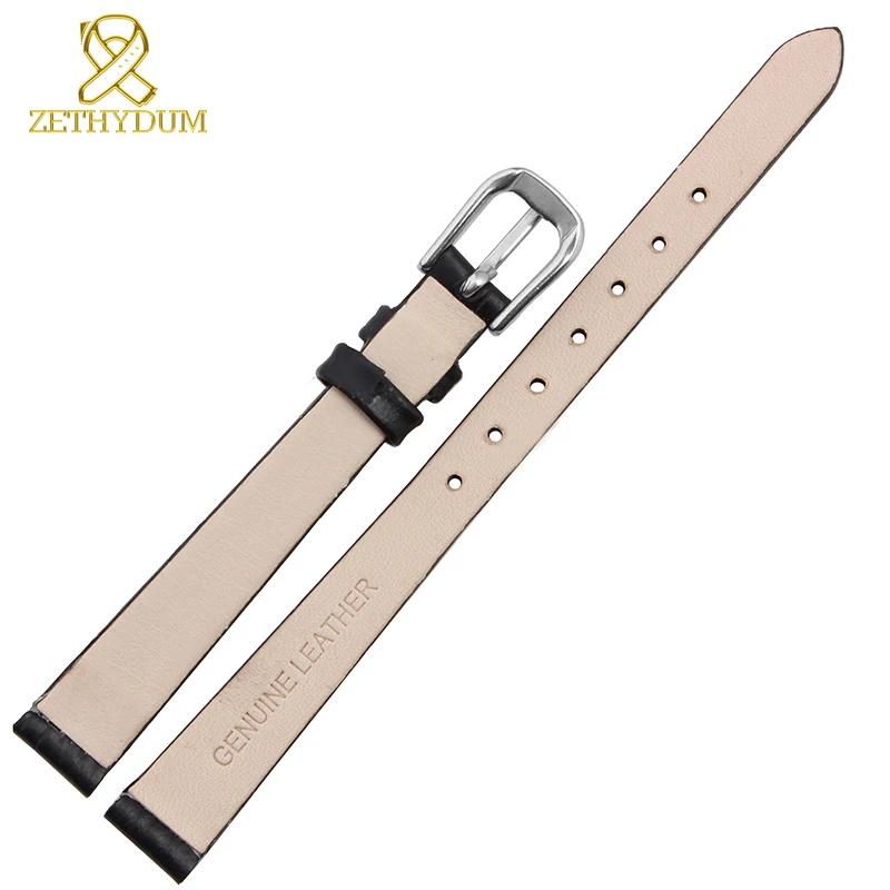Ремешок из натуральной кожи для женских наручных часов Модный тонкий маленький