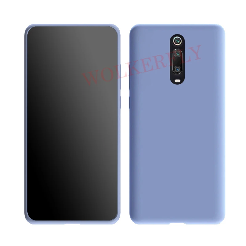 Light Purple Жидкий силиконовый чехол для Xiao mi Red mi 7 7A 6 6A Note 7 7S K20 Pro Летний чехол для Xiaomi mi 9T Pro mi 9 SE mi 8 A2 Lite 6X чехол - Цвет: Light Purple