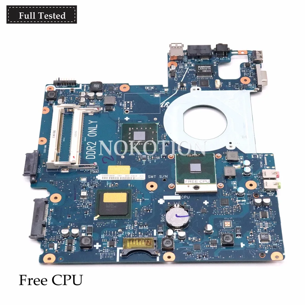 NOKOTION BA92 05467A 05467B материнская плата для ноутбука Samsung R510 DDR2|Материнские платы