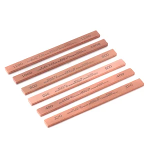 Камень точильный 320, 400, 600, 800, 1000, 1200, белый, 6 шт.компл., шлифовка нефрита