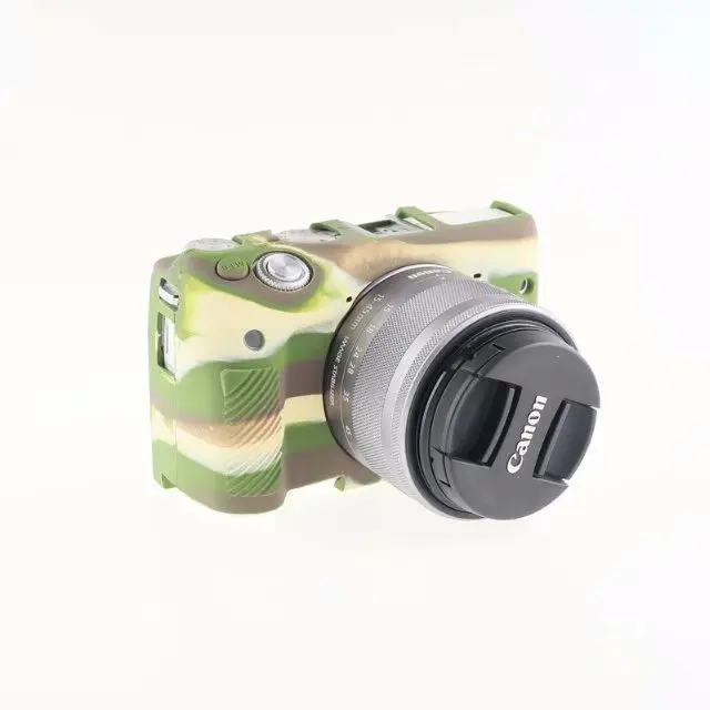Силиконовая кожа брони чехол корпус протектор для Canon EOS R EOS RP EOSRP M100 M3 M6 M10 цифровая камера слинг сумка на плечо