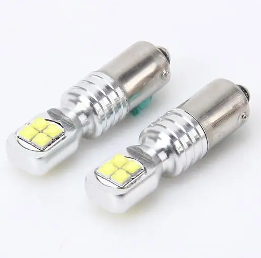 BA9S 2x W5W светодиодный T10 CREE XBD чипы 40 Вт Автомобильные лампы 168 194 BA9S T4W светильник для номерного знака для багажника габаритные огни лампа для чтения белый - Испускаемый цвет: BA9S
