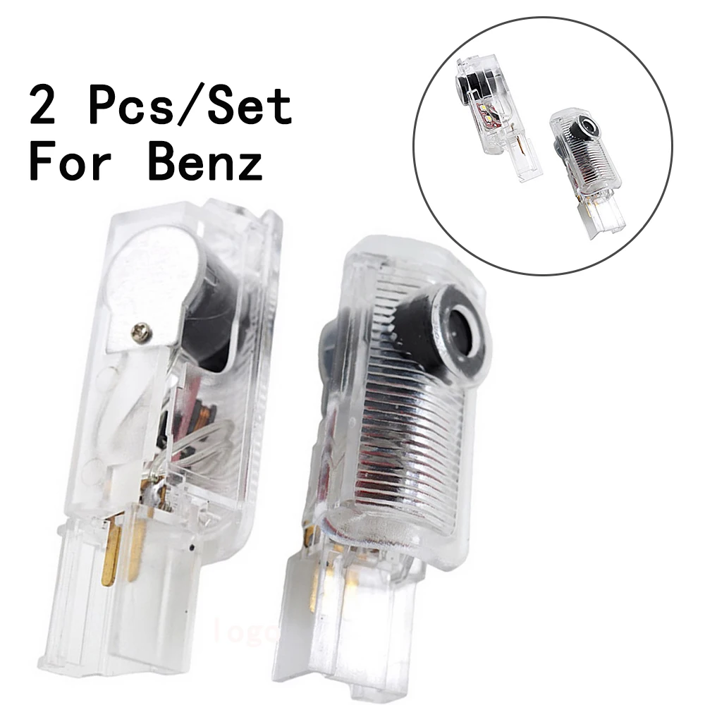Только для Benz W164/W215/AMG/ R300/R320/R400/R500/ML500 Светодиодный прожектор с логотипом 2