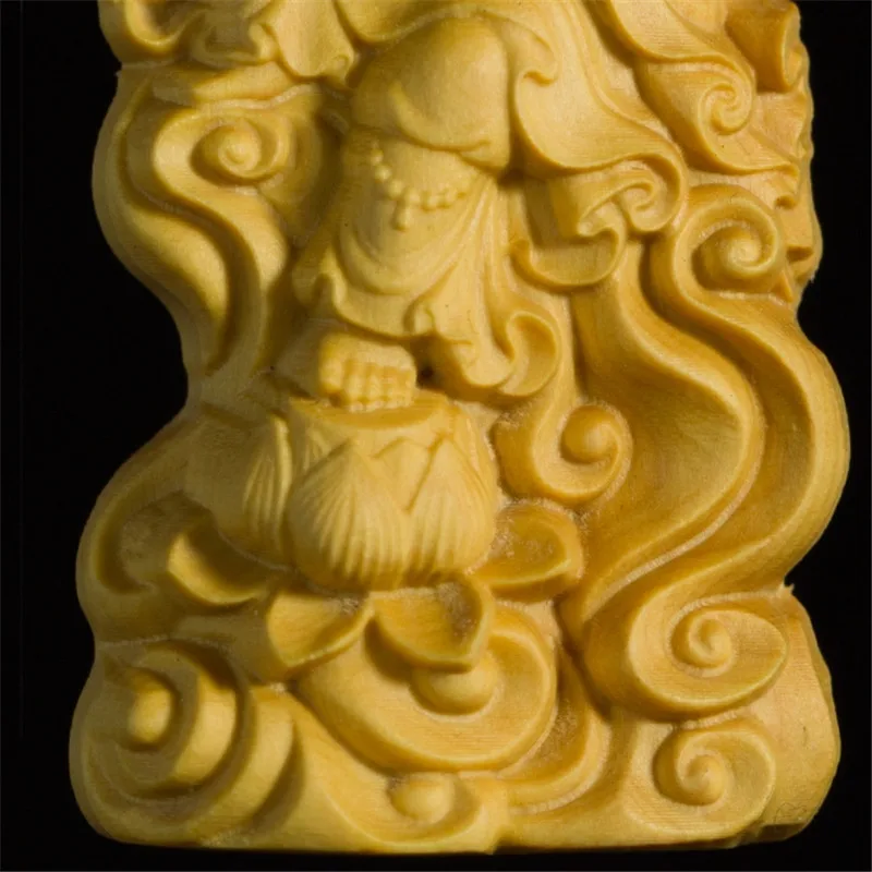 Прямая продажа с фабрики оптом резьба по дереву S авалоките амулет ручной штук