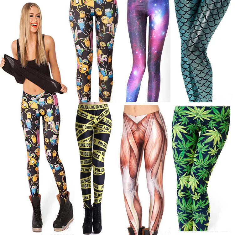 Женские легинсы с принтом 7 цветов сексуальные джеггинсы для женщин|leggings