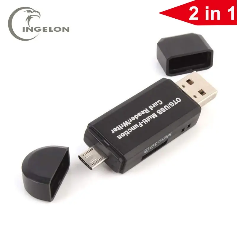 INGELON 2019 Новое поступление USB 2 0 в 1 Многофункциональный кардридер SD карта TF тройка