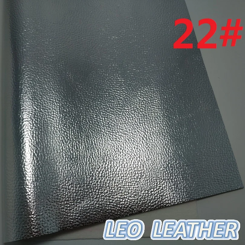 22 1 шт. 21X29 см синтетическая кожа, из искусственной кожи с зернистой текстурой личи Кожа металлик кожа для DIY аксессуары 9S61A - Цвет: 22