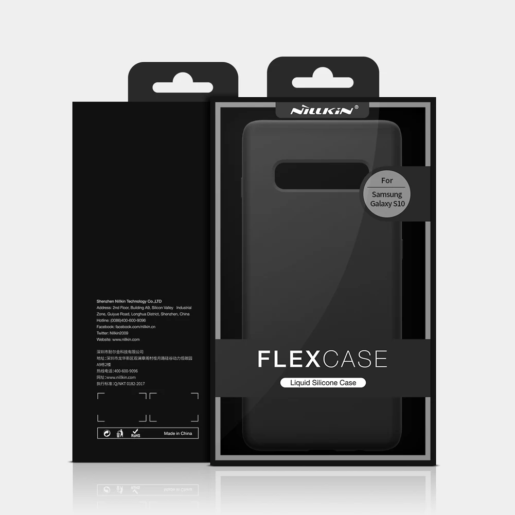 Для samsung Galaxy S10+ чехол NILLKIN жидкий Гладкий силиконовый чехол для samsung Galaxy S10 Plus S10E чехол Роскошные Защитные Сумки