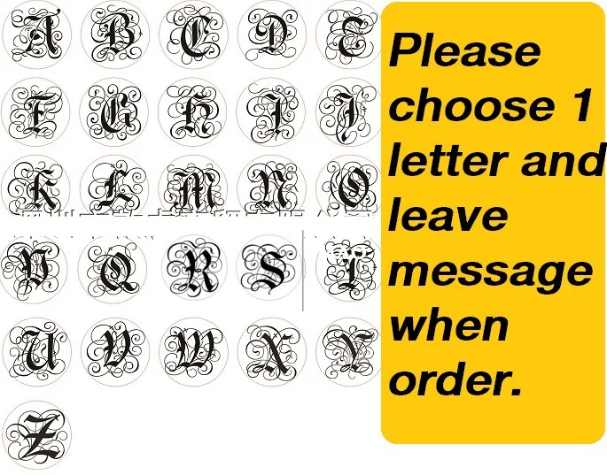choose 1 letter Подгонянный Воск Печать Подарочная коробка медный штамп с уплотнением воск Лига, DIY подарок древний печать штамп набор, Винтаж и высокое качество - Цвет: choose 1 letter