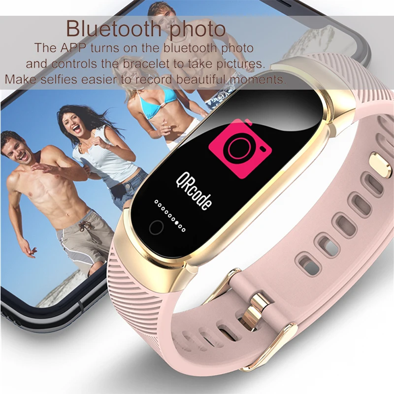 RollsTimi умный Браслет Bluetooth цветной экран Smartband монитор кровяного давления