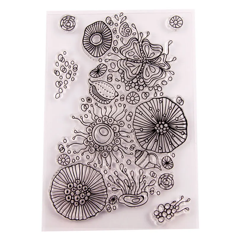 2019 прозрачный силиконовый штамп с воздушными Шарами на фоне для печати сделай