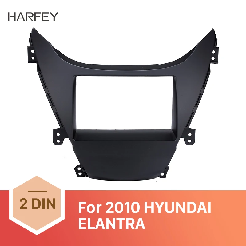 Harfey комплект автомобильной обшивки рамы в приборной панели двойной Din для HYUNDAI