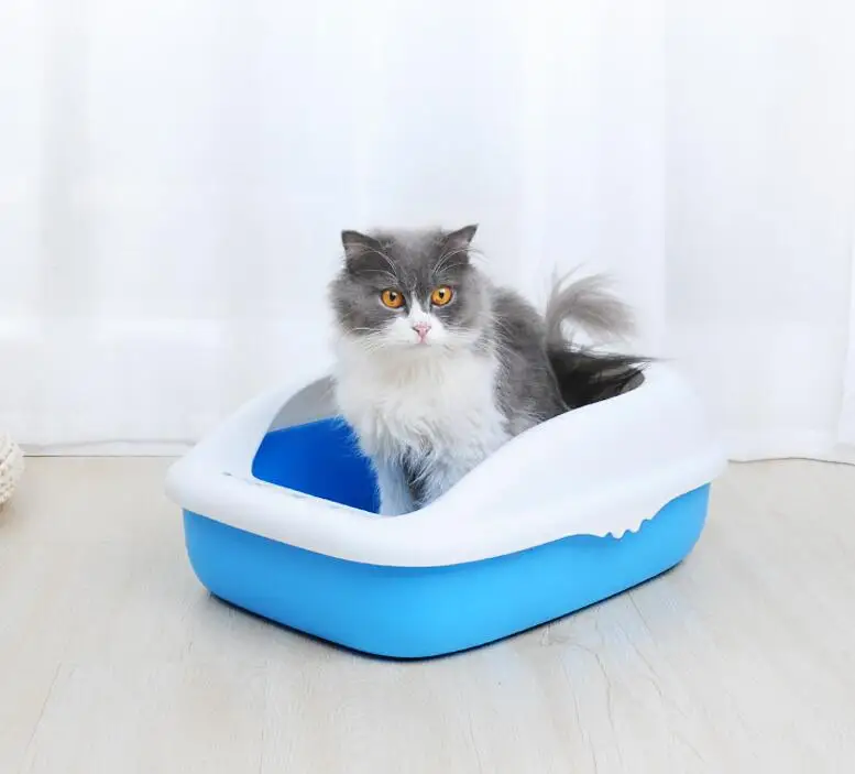 HIPET Pet унитаз, поднос для кошачьего туалета, пластиковая коробка, анти-всплеск, не скользит, легко чистится, внутренний унитаз, песочница для собак, кошек, поднос