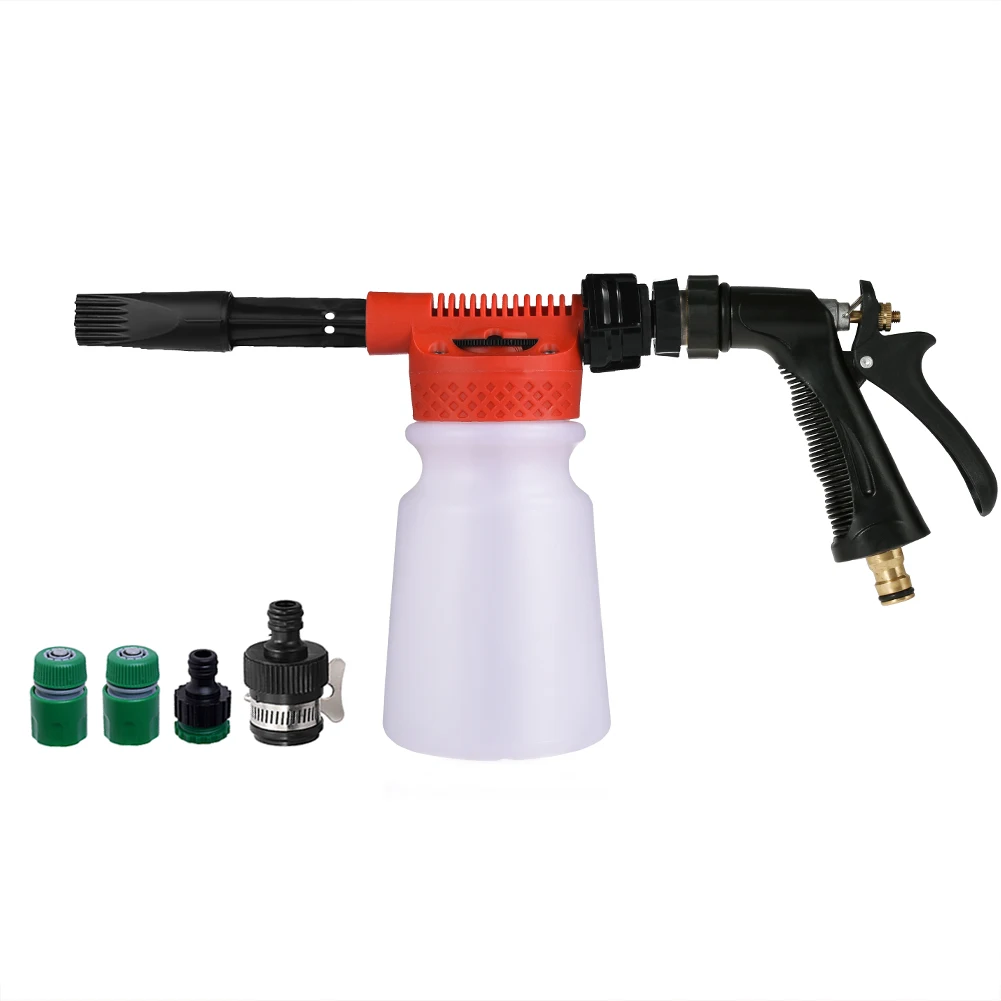 CARGOOL Professional пенопластовый пистолет 900 мл Автомойка Лэнс Бутылка Регулируемая