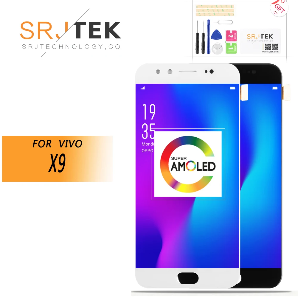 5 ''AMOLED дисплей для VIVO X9 ЖК сенсорный экран панель дигитайзер сборка Замена