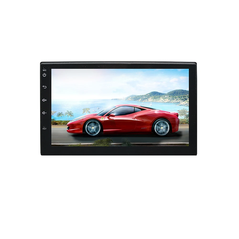 2 Din Android Car Radio Stereo 7&quot1024*600 Universal Player GPS Navigation Wifi Bluetooth USB Audio Player(No DVD) | Автомобили и