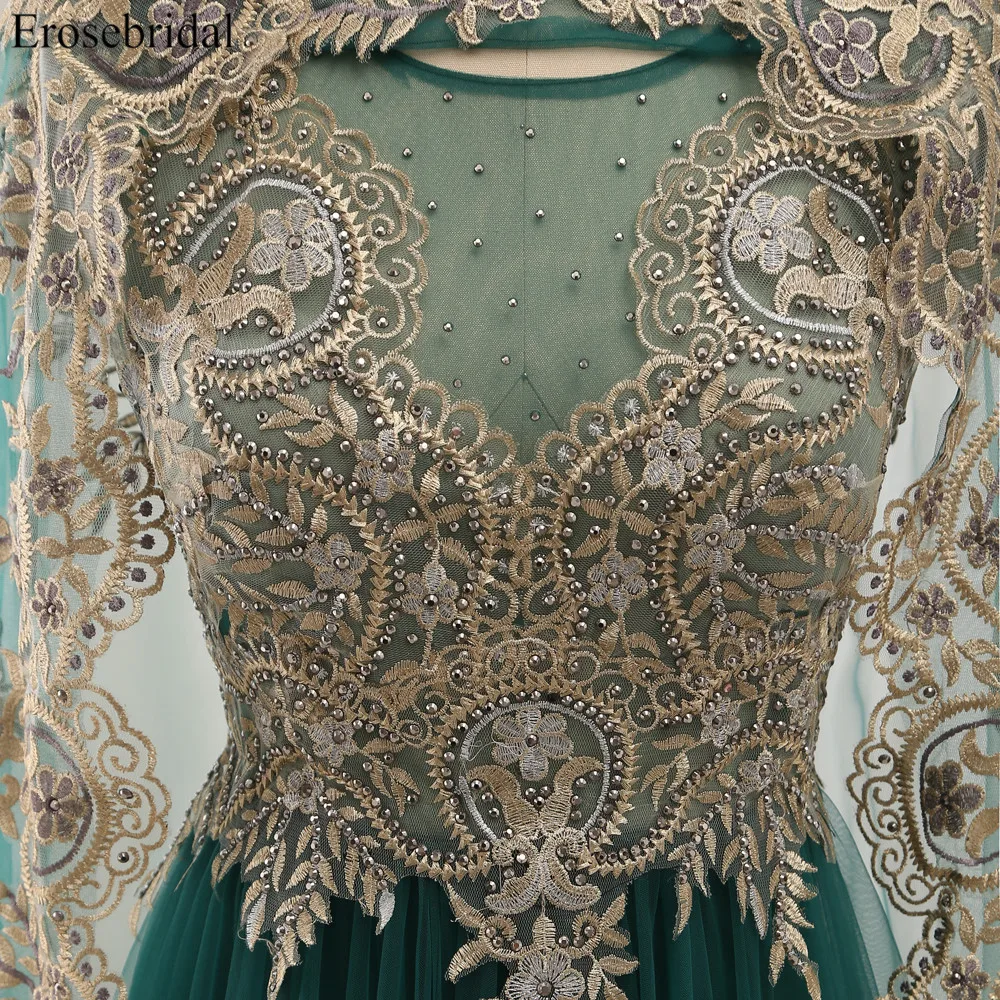 Erosebridal, Золотое кружевное ТРАПЕЦИЕВИДНОЕ вечернее платье, Драпированное платье, торжественное платье, женское элегантное платье с иллюксионом на спине, 7 цветов, одежда для выпускного вечера
