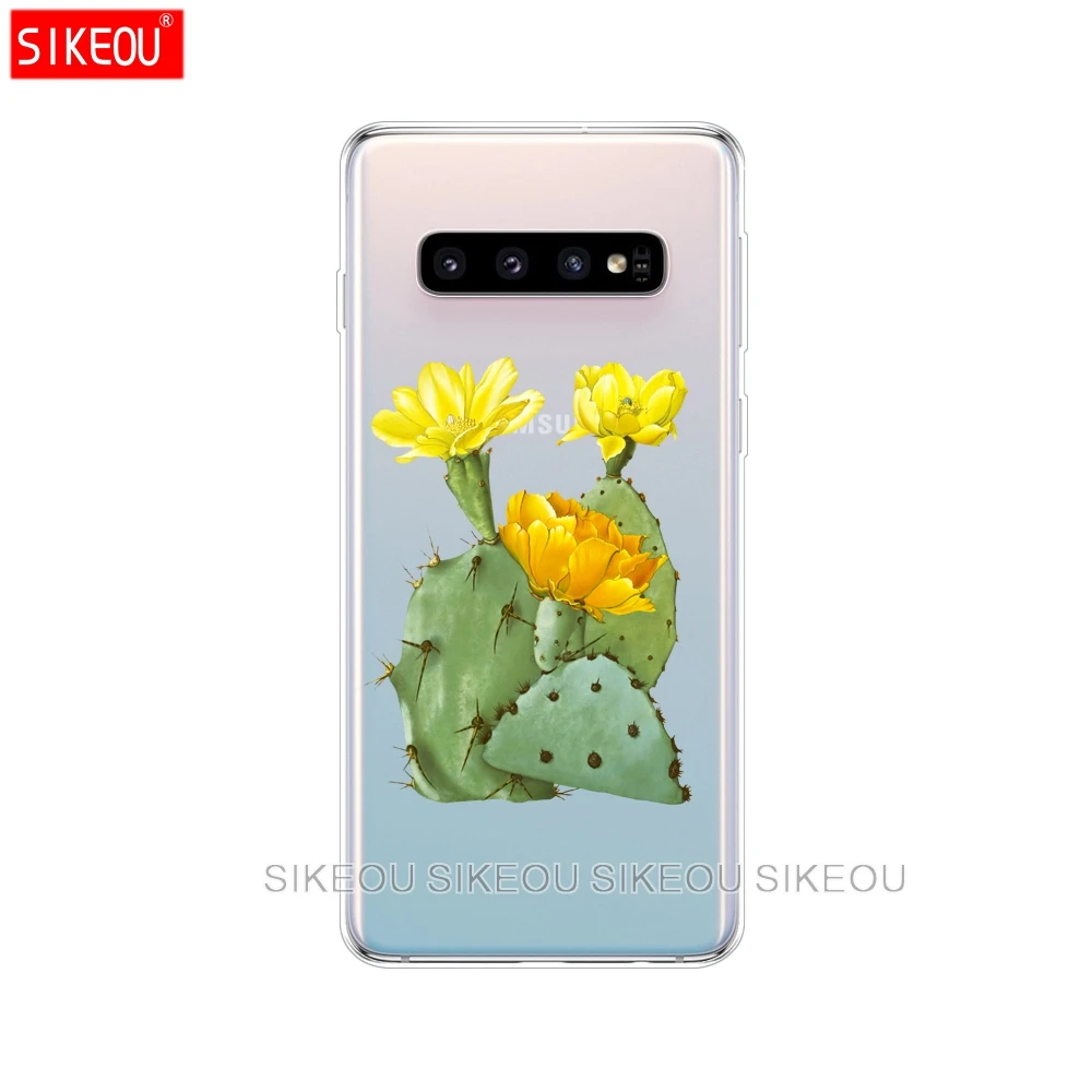 61037 Для samsung Galaxy S10 чехол S10Plus Силиконовый ТПУ чехол для телефона S10 E чехол для samsung S10 Plus G975F S 10 SM-G973F прозрачный - Цвет: 61037