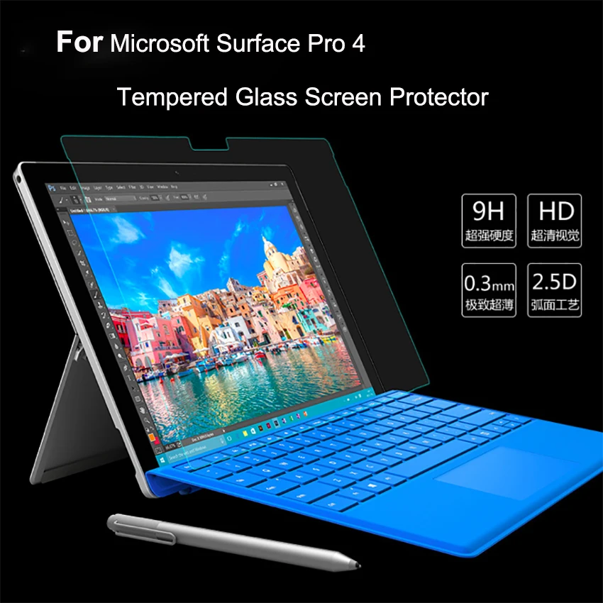 2017 Лидер продаж для Surface Pro 4 Tablet виниловая наклейка Нетбуки glittler Стикеры кожи +