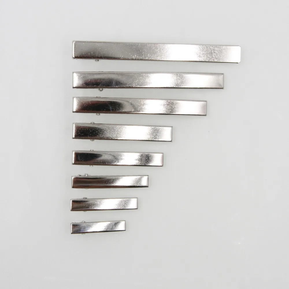 Металлические зажимы типа крокодил 10 50 шт./лот для волос с испытанием свинца