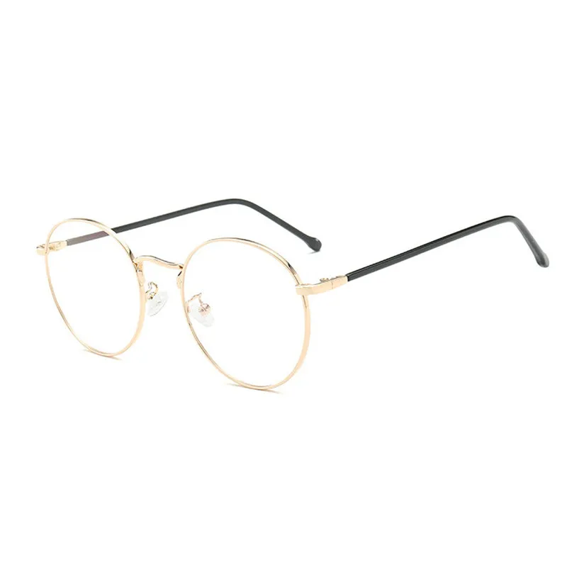 MICNL/круглые золотые черные оправы для очков прозрачные линзы очки женщин