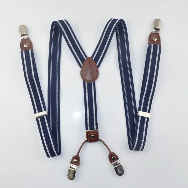Подтяжки унисекс 4 клипсы ширина 2 5 см|suspenders striped|women suspendersbraces men |