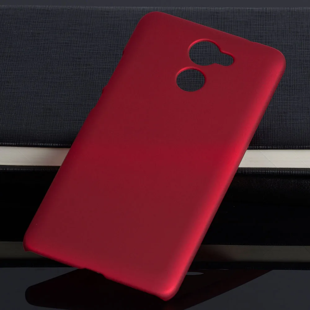 Пластиковая крышка Coque 5,5 для Huawei Y7 Prime чехол для Huawei Y7 Prime Enjoy 7 Holly 4 Plus чехол для задней панели телефона - Цвет: Red